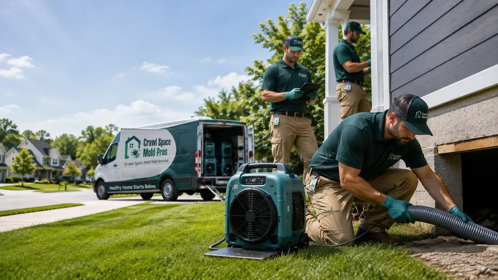 Crawl Space Mold Removal in Henderson, IA